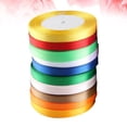 thumbnail image 3 of CIMAXIC Wedding 12pcs 1cm Gift Wrapping Ribbons Silk Satin Polyester Ribbons Decorative Riband for Wedding Party Decorations DIY Craft (Random Colors),866.14"X0.39"X0.04", 3 of 4