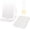 White, variant on Upgraded Lighted Travel Makeup Mirror, 72 LEDs Portable Mirror with Lights, 3 Color Travel Mirror with Light, Touch Screen, Dimmable, Rechargeable, Angle Adjustable with Non-Slip Base, Pink