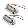 thumbnail image 3 of BRIGHTFUFU 2 luces LED para matrícula, CC 12 V-24 V, luces de posición para remolque de coche, camión, SUV, remolque, furgoneta, 3 of 8