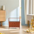 thumbnail image 1 of OULII Rattan Shelving Unit Brown Pe Woven Organizer For Home Decor Guesthouse Use 1Set, 1 of 6