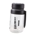 thumbnail image 2 of Botella de agua de vidrio DYNWAVEMX 1.3 L Negro, 2 of 8