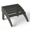 thumbnail image 5 of (2 pack) WestinTrends Malibu Outdoor Adirondack Style Ottoman, Gray, 5 of 16