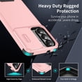thumbnail image 4 of Case for Samsung Galaxy S26 5G 6.3-inch,Compatible with MagSafe, Built In Slide Camera Cover Heavy Duty ShockProof Protective Case,Pink,For Galaxy S26 5G, 4 of 8