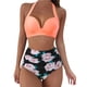 thumbnail image 1 of Gibobby Conjunto de Bañador Sexy 2023 nuevo traje de baño dividido moda mujer Sexy Gather Chest Bikini(AG,XL), 1 of 5