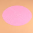 thumbnail image 3 of 1 Pce Sets de Table Ronds en Silicone de 12 Pouces Accessoires de Cuisson (Rose), 3 of 8