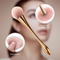 thumbnail image 3 of 2 Pieces Large Powder Brushes, Soft Fluffy Makeup Brushes (rose Gold), 3 of 5