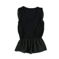 thumbnail image 2 of Bar Iii Womens Ruffle-Trim Knit Blouse, 2 of 2