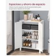 thumbnail image 3 of Armario de Baño, Cómoda, Cajonera con un Estante Ajustable, Gabinete con Puerta, 30 x 60 x 80 cm, 3 of 8