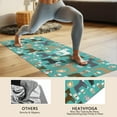thumbnail image 4 of Cute Pitbull Terriers Dog and Coffee Hot Yoga Mat Towel Non Slip for Hot Yoga - Quick-Drying Yoga Mat Cover with 4 Corner Pockets with Travel Bag - Hot Yoga Towel Non Slip 70"x26", 4 of 6