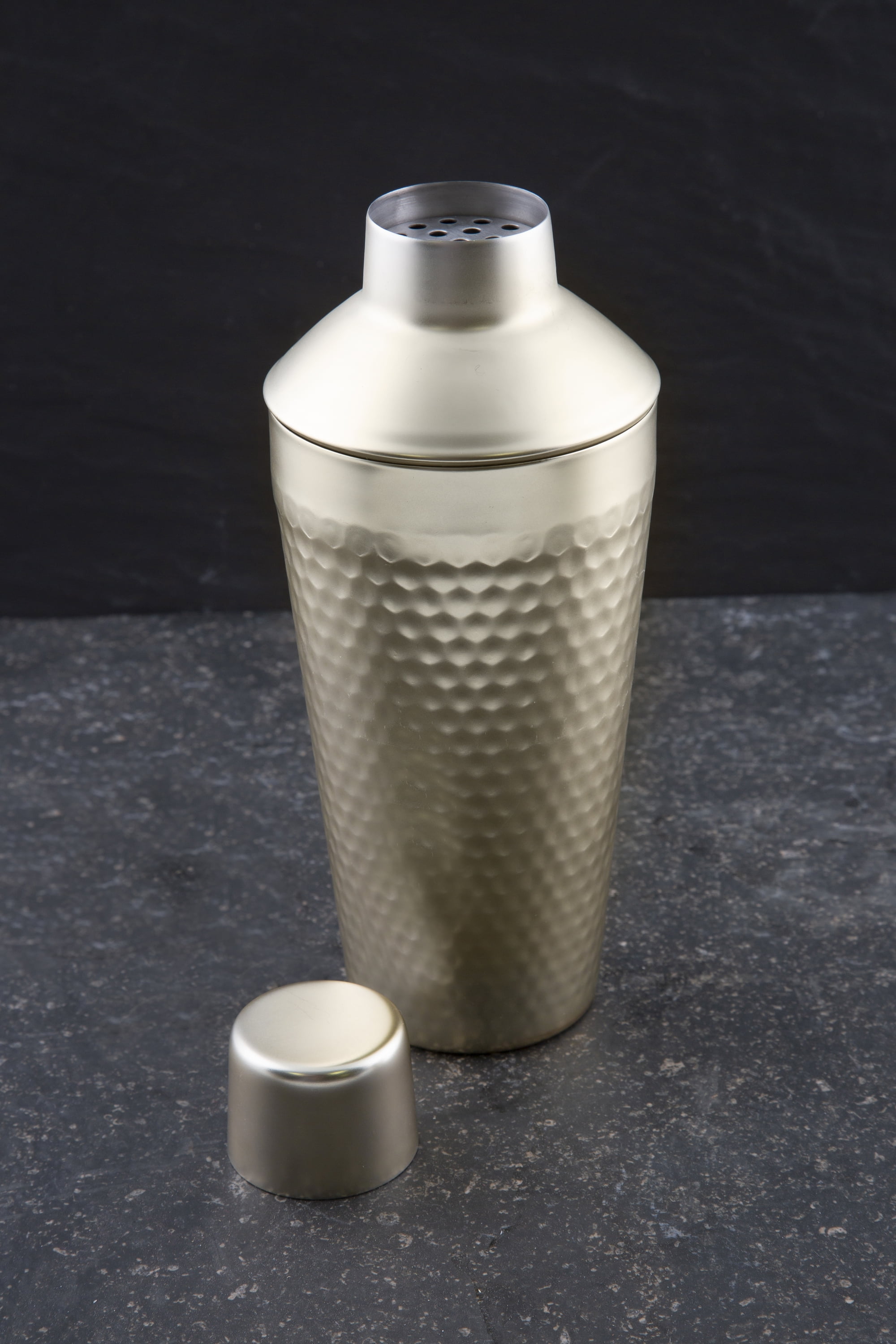 Cambridge Silversmiths Champagne Gold Faceted Cocktail Shaker