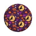 thumbnail image 3 of Rv Spare Tire Cover 16 inch - halloween witch pumpkins Tire Covers for Trailers, Adjustable Camper Spare Tire Cover, 3 of 7