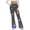 Multicolor6, variant on Fewfanhot Women's Fashion Sequin Flared Pants, High-Waisted Colorful Bell Bottoms, Sparkly Disco Pants for Party, Festival & Pride Events