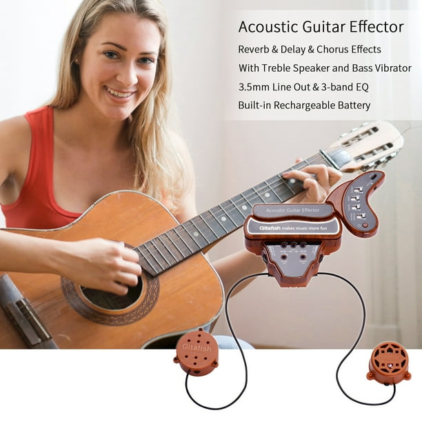Acoustic guitar with built in speaker 2025