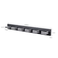 thumbnail image 3 of Modern Square Acrylic 6-Light Vanity Light With Wall Mount In Black Design, 3 of 8