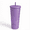 Purple, variant on 26oz Silver Glitter Tumbler, Double Wall Vacuum Insulated Stainless Steel Water Bottle for Gym & Office