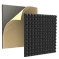 thumbnail image 2 of 12 Pack Acoustic Foam Self-adhesive Pyramid Foam,sound Insulation Sound Absorber For Sound Studio G, 2 of 5