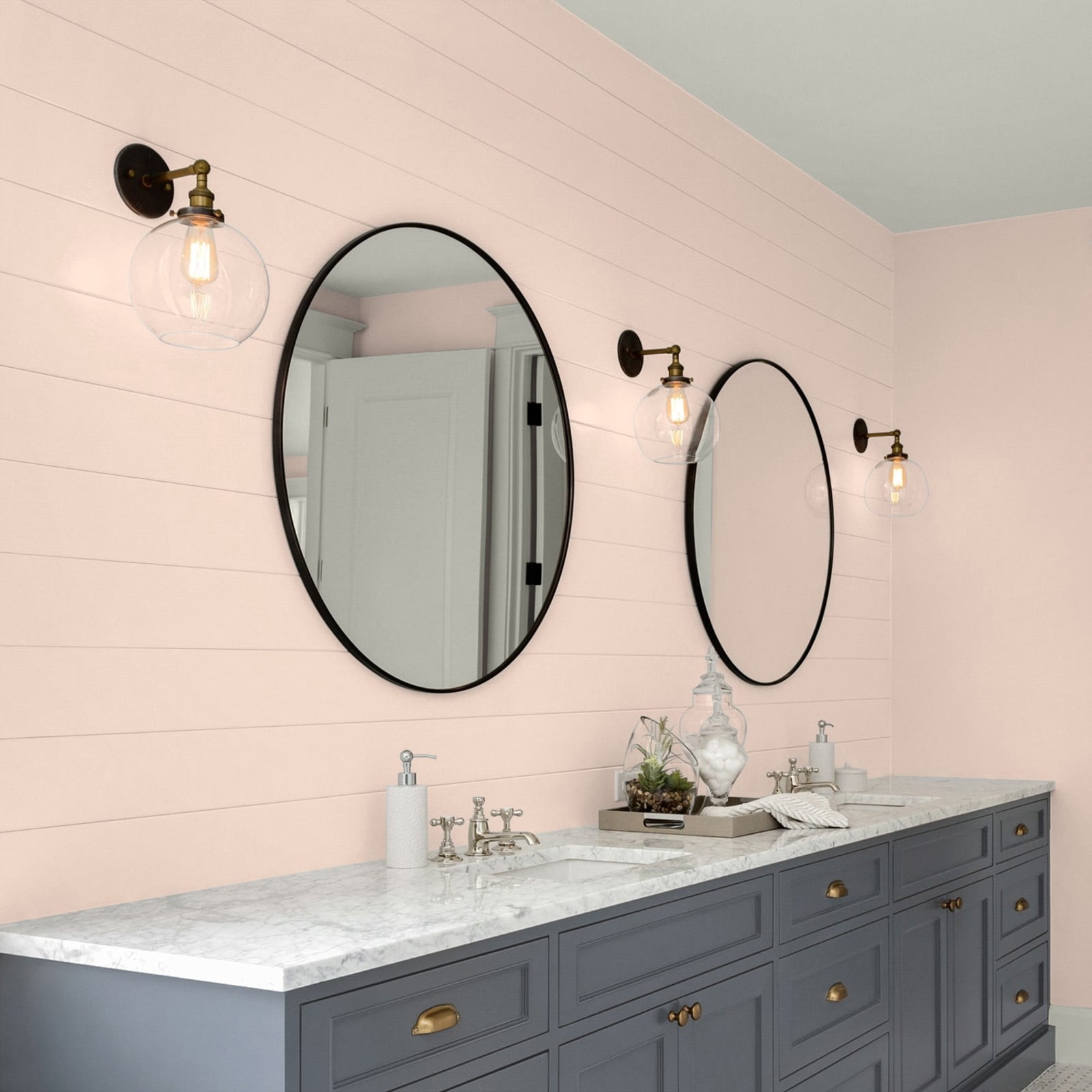 Glidden Glidden Kitchen Bath and Laundry Blush Beige, Eggshell Interior Paint with Primer, 1 Gallon