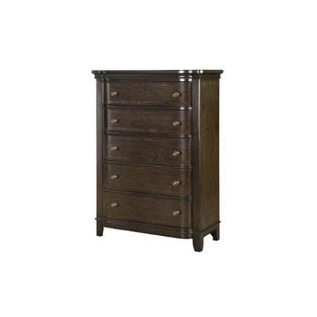 Magnussen Langham Place 5 Drawer Chest In Chestnut Walmart