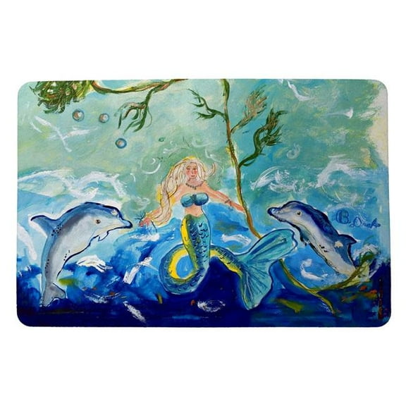 Betsydrake DM1199 18 x 26 in. Queen of the Sea Door Mat - Small