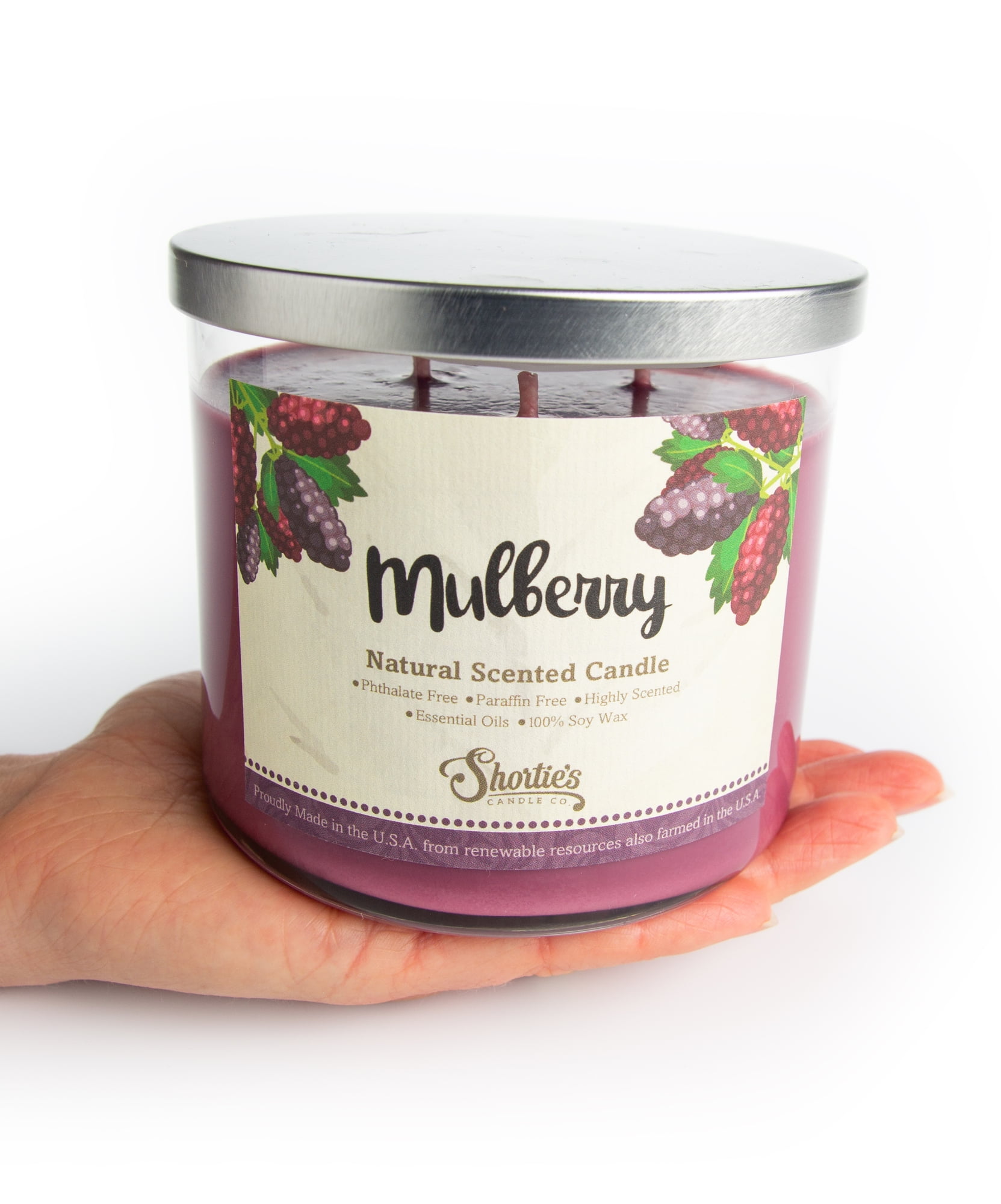 Blueberry Hen, Paraffin-Free, Soy-Based Candle