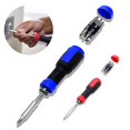 thumbnail image 4 of 13-in-1 Ratcheting Screwdriver Set Tool All in One,Screw Driver Set Kit, Flat Head, Torx, Hex, Square, Repair Kit, Man Gift Nut Driver, 4 of 8