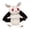 White, variant on Mysterious Black Halloween Spooky Moth Plush Toy, Indoor Home Tabletop Haunted House Trick Or Treat Spooky Party Vibe, Tear Proof Reusable Craftsmanship Display For Holiday Party Guests