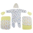 thumbnail image 1 of Sleep-n-Play, Bonnet, Mitaines et Débarbouillettes - Ensemble de 7 Pcs, 1 of 3