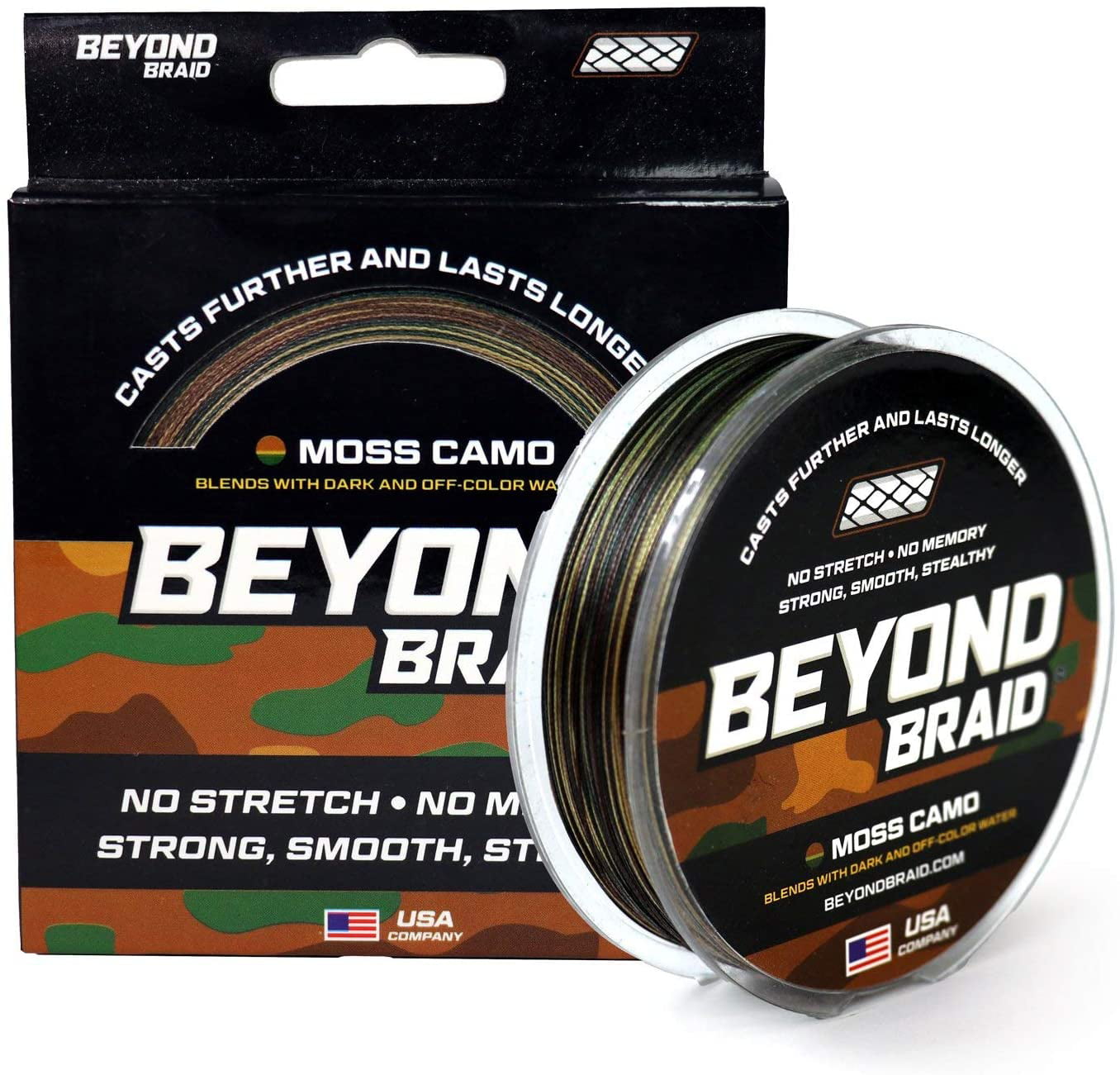 Beyond Braid Green 8X- Ultra Performance 8 Strand (500YD) - Green 20lb