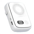 thumbnail image 1 of Ventilador Colgante de Alta Velocidad, USB, Portátil, con Clip para la Cintura, Recargable, para Exteriores, Pequeño., 1 of 5