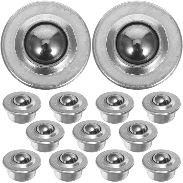 Rodamiento de rodillos de 16 Uds., rueda giratoria para muebles de 5/8 pulgadas, rodamiento de bolas