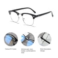 thumbnail image 4 of Retro Glasses Kit, Plastic Legs Metal Edge 3PCS Half Frame Glasses  For Men Women For Daily Work Life, 4 of 8