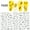F640, variant on Black And White 3D Animal Love Letter Butterfly Strap Glue Nail Sticker