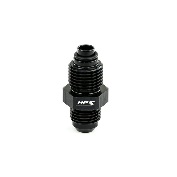 HPS AN816-06-1220INV AN to Inverted Flare Adapter Fitting, Aluminum, Size: AN-6 to 1/2"-20, Angle: Straight, Black