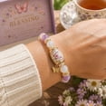 thumbnail image 4 of 2026 Limited Edition Hummingbird Strength Bracelet with Box, Inspirational Bluebird Beaded Jewelry for Women, Spring Blessings(Green Hummingbird), 4 of 6