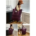thumbnail image 4 of airpow Boîte de Rangement Sac de Voyage à Roue Universelle, Grand Sac de Voyage Pliable Imperméable Sac à Main Sac à Main Sac de Sport de Voyage Sac de Voyage Multifonction pour Dames, 4 of 8