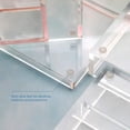 thumbnail image 3 of EXPUTRAN Clear Desk Organizer 4-Piece Desk Kit + Free Complimentary Ruler, Desktop Organization, 3 of 5