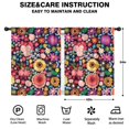 thumbnail image 2 of Blackout Kids Curtains,Pioneer Flower Floral Print Pattern Childrens Insulated Curtains Set Of 2,Bedroom Essentials,Toddler Room Decor 42"x54", 2 of 5