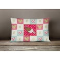 thumbnail image 3 of Carolines Treasures CK5409PW1216 Bourbon Red Turkey Hen Love Canvas Fabric Decorative Pillow, Red, 12H x16W, multicolor, 3 of 3
