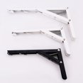 thumbnail image 4 of Soporte de resorte de hierro de tres pliegues para gabinete Soporte de soporte triangular Soporte de placa laminar Estante de almacenamiento Accesorios de hardware, 4 of 5