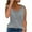 Gray tank tops for women, variant on Summer Saving Wycnly Summer Tank Tops Solid V-Neck Sleeveless T Shirts for Women Elegant Lace Patchwork Lightweight Tunic Vest Blouses Gray s Under $5