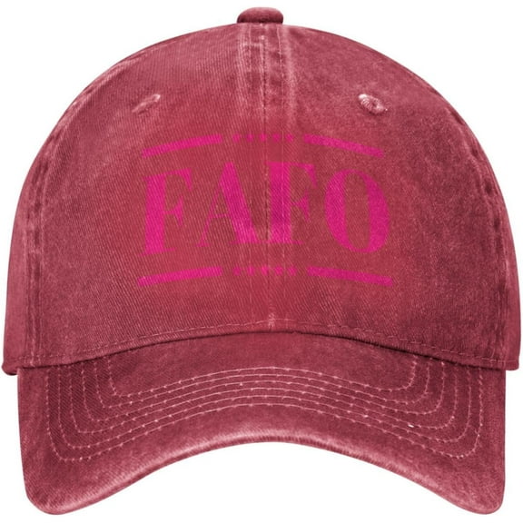 Fafo-Hats Pink, F-Around Find Out Guilty Anti-2024 2025 Baseball Cap Trucker Hat