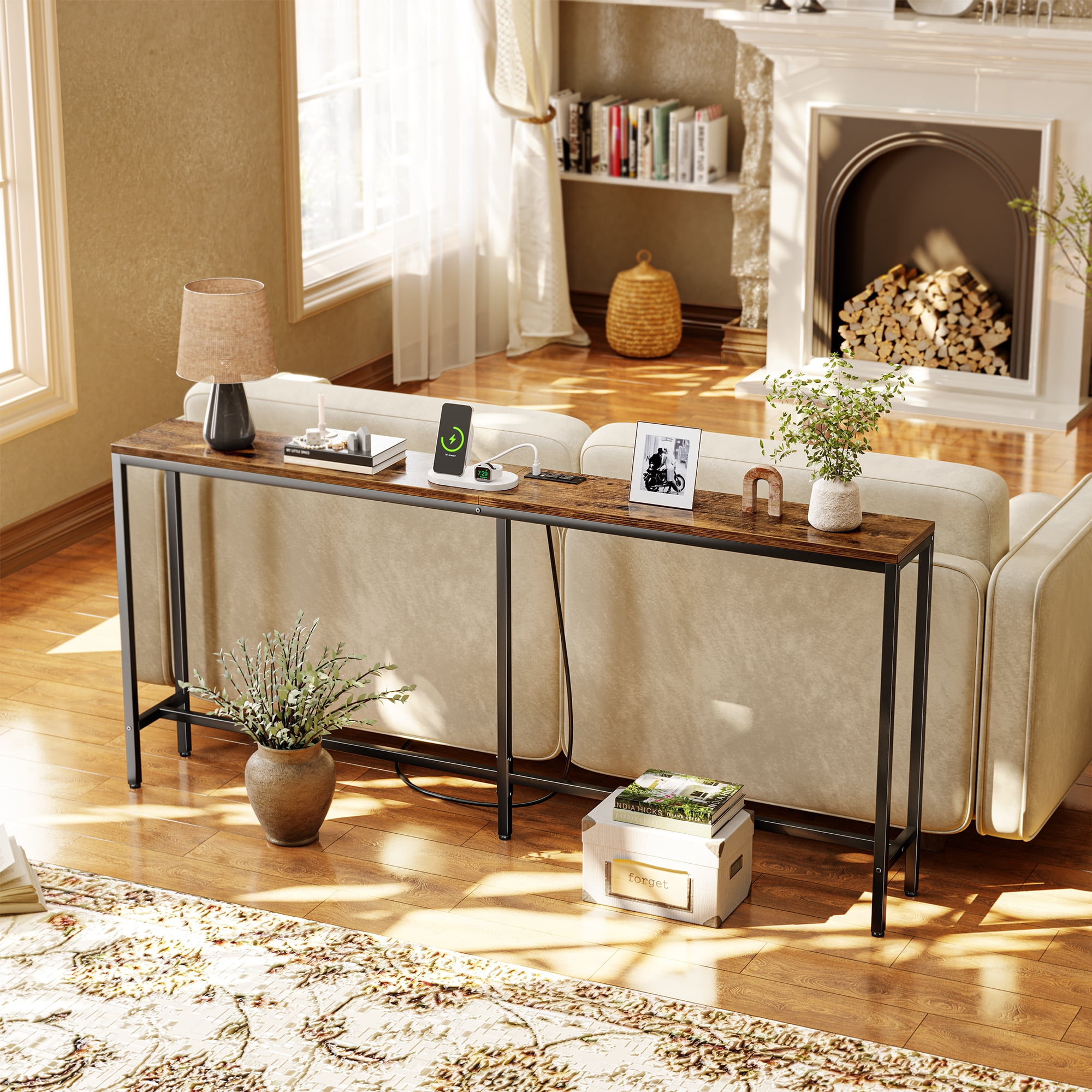 6 inch 2024 wide sofa table