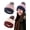 Mixcolor One, variant on 2 packs Womens Winter Knit Beanie Hat with Fleece Lining Warm and Cozy Pom Pom Cap for Ski Cold Weather