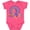 Vintage Hot Pink, variant on Inktastic 3-21 World Down Syndrome Day Blue and Yellow Rainbow Ribbon Boys or Girls Baby Bodysuit