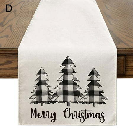 

Christmas Tablecloth Table Cover Cloth Xmas Party Dining Room Kitchen Home N0M3