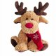 thumbnail image 3 of Bufanda de reno navideño de 25 cm, muñeco de peluche, juguete para decoración de sofá para el hogar, regalos para niños, accesorios de decoración de Año Nuevo, 3 of 5