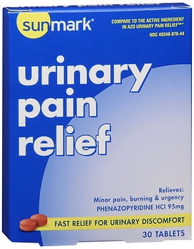 Sunmark Urinary Pain Relief Tablets, 95 mg, 30 Count
