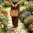 thumbnail image 5 of Utoimkio Women's Textured Crinkled Cropped Wide Leg Pants Drawstring Elastic High Waist Lightweight Straight Ankle Trousers with Side Pockets for Summer Beach Daily Walking, 5 of 7