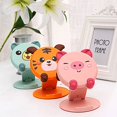 thumbnail image 3 of Desktop Bracket Storage Abs for Home Mobile Support Silicone Animal Pig Mounts Stand Foldable Shelf Desk Office Smartphones Cartoon Dock Cute Tablet Shaped Smartphone, 3 of 5
