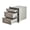 Benzoin, variant on Accreate 17" W x 20" H x 20" D Outdoor Kitchen Drawers, Flush Mount Triple BBQ Storage with Stainless Steel Handle, Ideal for Patio Grill Station, BBQ Island, or Outdoor Kitchens